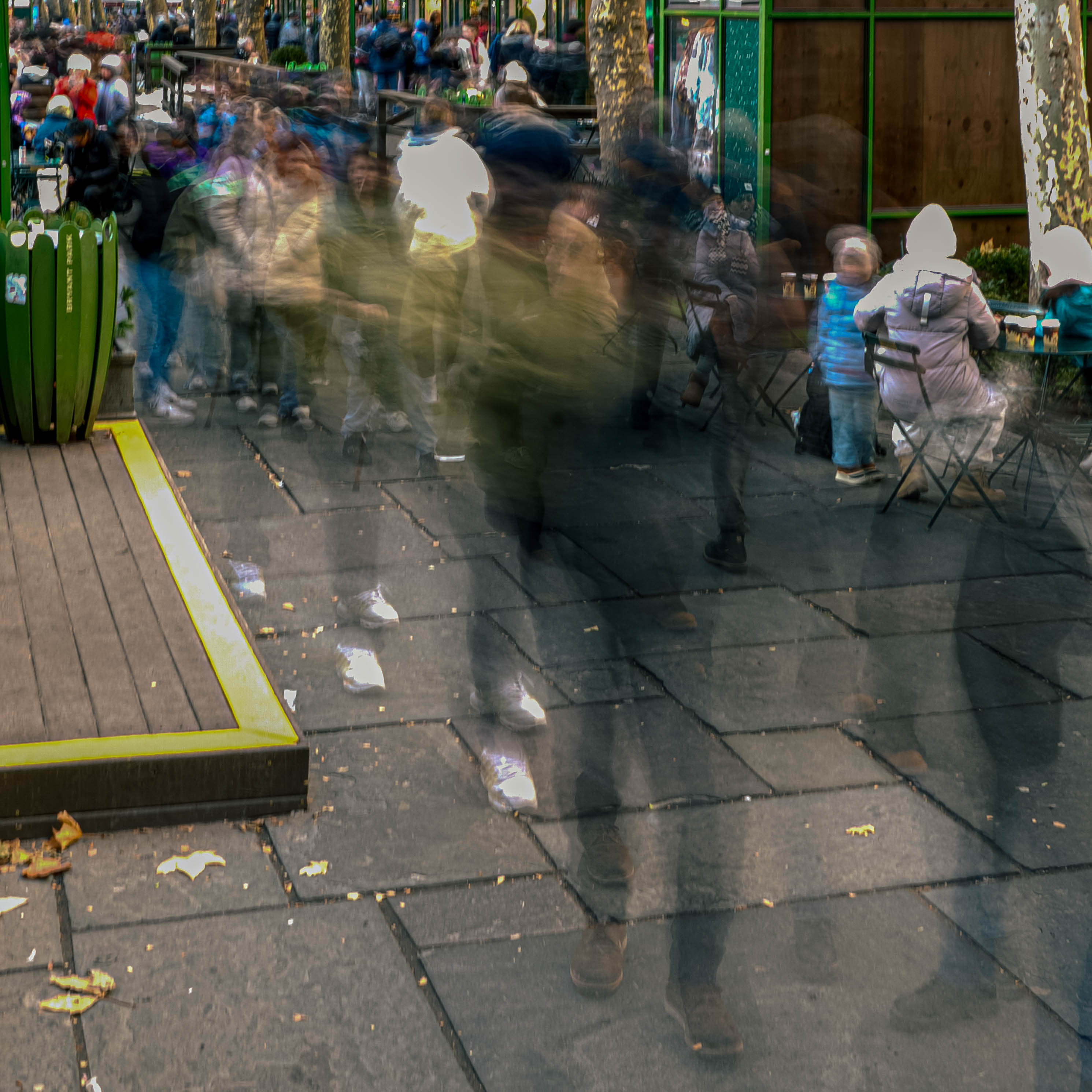 Square composition from a creative shoot